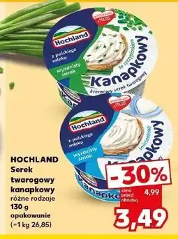 Kaufland Serek śmietankowy Hochland kanapkowy oferta