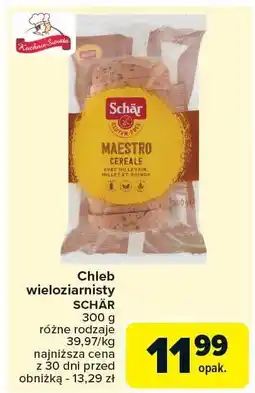 Carrefour Chleb wieloziarnisty SCHÄR 300g oferta