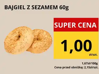 Supeco Bajgiel z sezamem 60g Supeco oferta