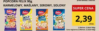 Supeco Popcorn felix solony 90g oferta