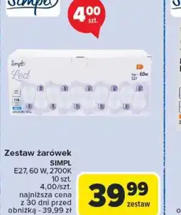 Carrefour Zestaw żarówek Simpl oferta