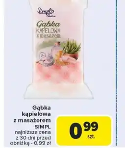 Carrefour Gąbka kąpielowa z masażerem Simpl oferta