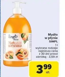 Carrefour Mydło w płynie Simpl oferta