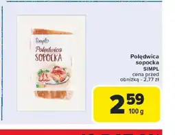 Carrefour Polędwica sopocka SIMPL oferta