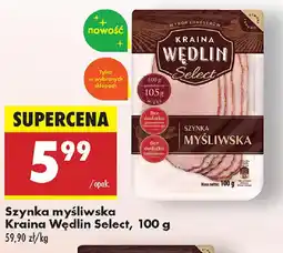 Biedronka Szynka myśliwska Kraina Wędlin Select oferta