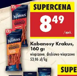 Biedronka Kabanosy Krakus oferta