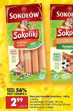 Biedronka Parówki Sokoliki Sokołów oferta