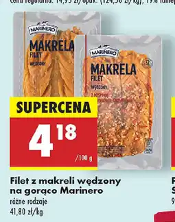 Biedronka Filet z makreli wędzony na gorąco Marinero oferta