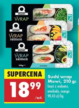 Biedronka Sushi wrap Mowi oferta