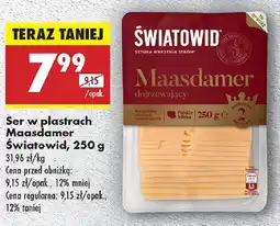 Biedronka Ser w plastrach Maasdamer Światowid oferta