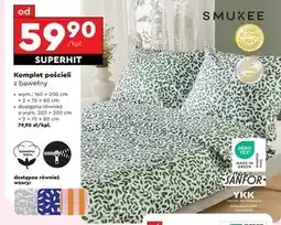 Biedronka Komplet pościeli Smukee oferta