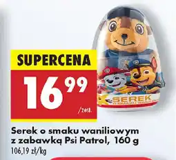 Biedronka Serek o smaku waniliowym z zabawką Psi Patrol oferta