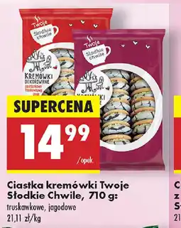 Biedronka Ciastka kremówki Twoje Słodkie Chwile oferta