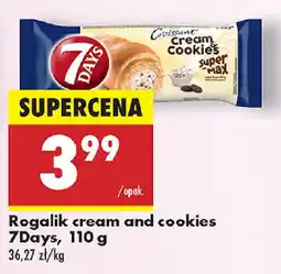 Biedronka Rogalik cream and cookies 7Days oferta