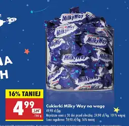 Biedronka Cukierki Milky Way na wagę oferta