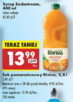 Biedronka Sok pomarańczowy Riviva oferta