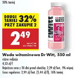 Biedronka Woda witaminowa Dr Witt oferta