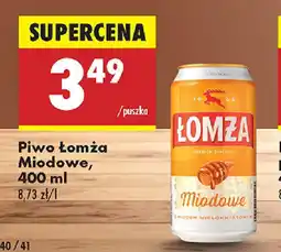 Biedronka Piwo Łomża Miodowe oferta