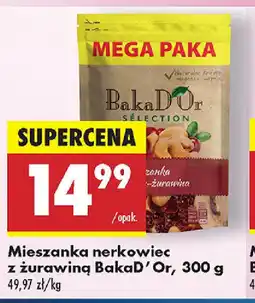 Biedronka Mieszanka nerkowiec z żurawiną BakaD'Or oferta