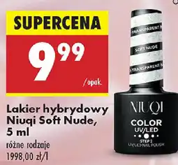 Biedronka Lakier hybrydowy Niuqi Soft Nude oferta