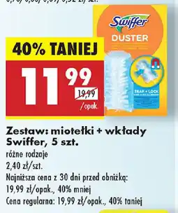 Biedronka Zestaw: miotełki + wkłady Swiffer oferta