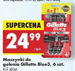 Biedronka Maszynki do golenia Gillette Blue3 oferta