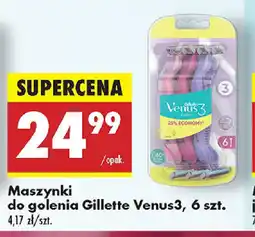 Biedronka Maszynki do golenia Gillette Venus3 oferta