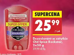 Biedronka Dezodorant w sztyfcie Old Spice Rockstar oferta