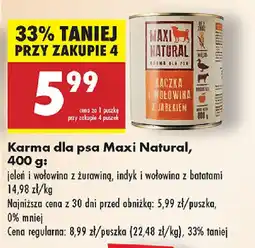 Biedronka Karma dla psa Maxi Natural oferta