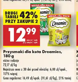 Biedronka Przysmaki dla kota Dreamies oferta