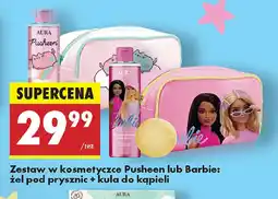 Biedronka Zestaw w kosmetyczce Pusheen lub Barbie: żel pod prysznic itp. oferta