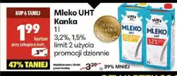 Delikatesy Centrum Mleko UHT Kanka oferta