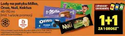 Delikatesy Centrum Lody na patyku Milka, Oreo, Nuii, Kaktus oferta