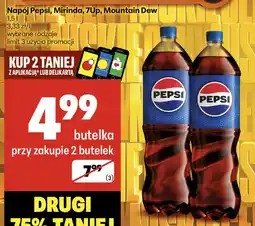 Delikatesy Centrum Napój Pepsi, Mirinda, 7Up, Mountain Dew oferta