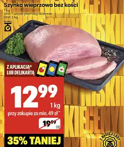 Delikatesy Centrum Szynka wieprzowa bez kości oferta