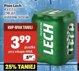 Delikatesy Centrum Piwo Lech oferta