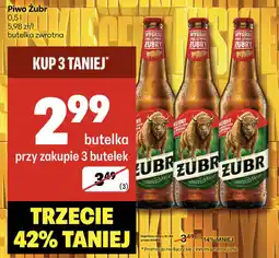 Delikatesy Centrum Piwo Żubr oferta