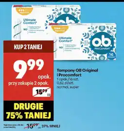 Delikatesy Centrum Tampony OB Original i Procomfort oferta