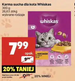 Delikatesy Centrum Karma sucha dla kota Whiskas oferta