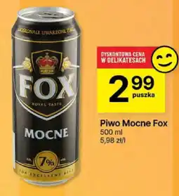 Delikatesy Centrum Piwo Mocne Fox oferta