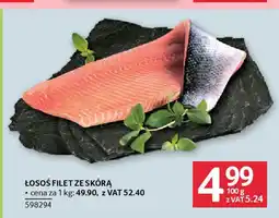 Selgros Łosoś filet ze skórą oferta