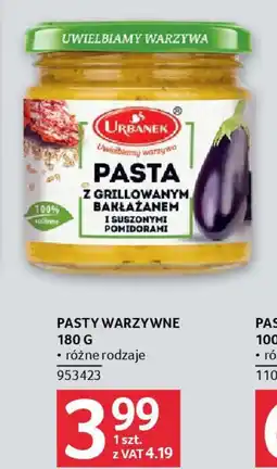 Pasty warzywne