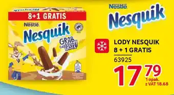 Selgros Lody nesquik oferta