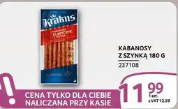 Selgros Kabanosy z szynką oferta