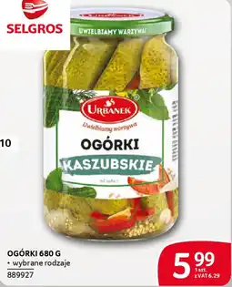 Selgros Ogórki oferta