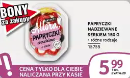 Papryczki nadziewane serkiem