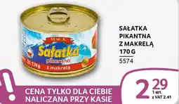 Selgros Sałatka pikantna z makrelą oferta