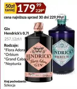 Sużyw Gin Hendrick's oferta