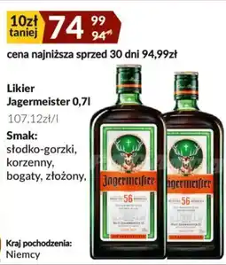 Sużyw Likier Jagermeister oferta