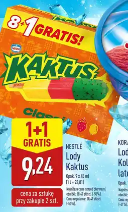 ALDI Nestlé lody kaktus oferta
